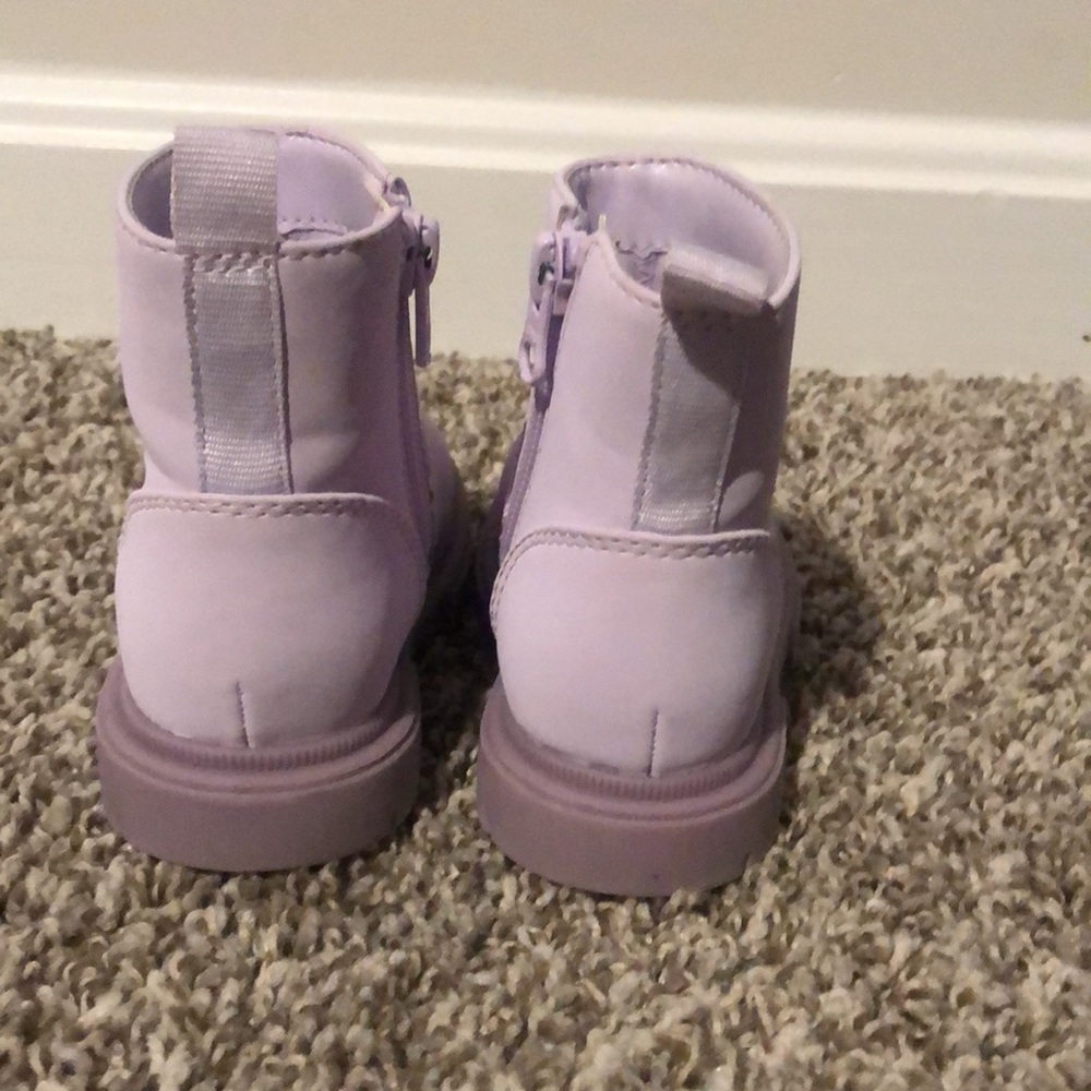 Cat & Jack Lavender Boots - Picture 3 of 5
